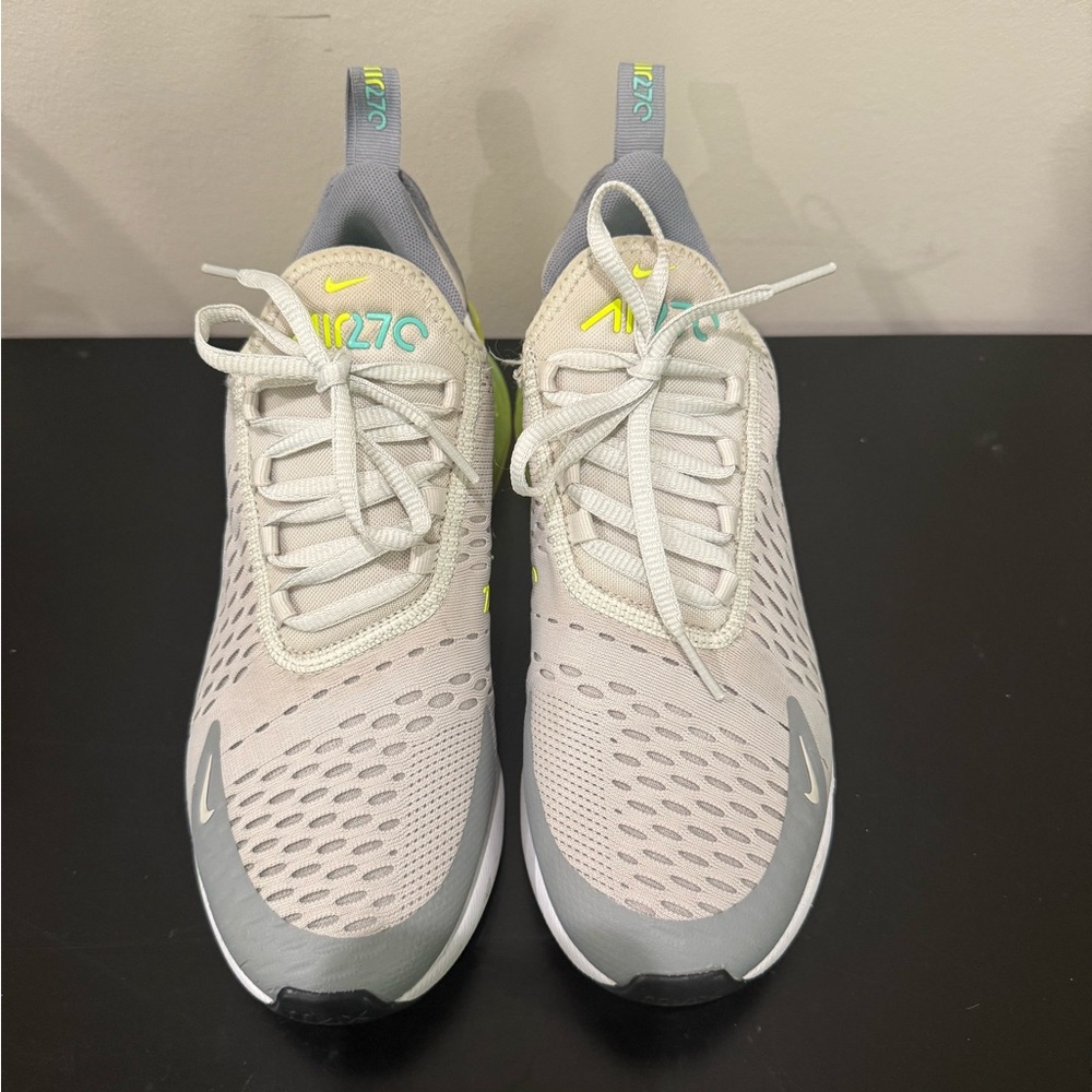 Nike Kids Sneakers - Gray and Neon Yellow